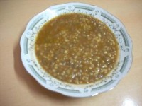 Supa linte cu grau germinat bulgur 